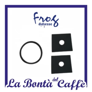 1 GUARNIZIONE + 2 SPESSORE OROGINALE MACCHINA CAFFE' BORBONE DIDIESSE FROG