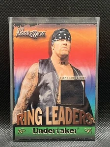 2003 Fleer WWE Undertaker Ring Leaders Event Worn T-shirt RL U - Photo 1 sur 2