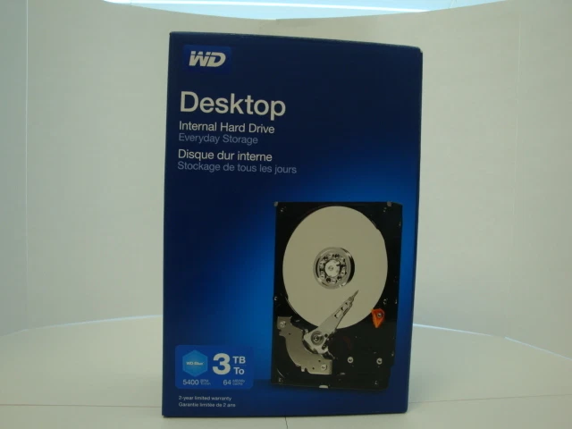 2Sealed Box Unused  WD30EZRZ 3TB  Blue 64MB cache SATA 6.0Gb/s" SEALED - Image 1 of 4