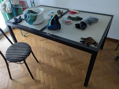 Tavolo Vetro Allungabile - Immagine 1 di 2