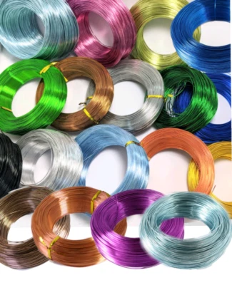 Florist Craft wire Aluminium Choose color n gauge JCE13 - image 1 of 4