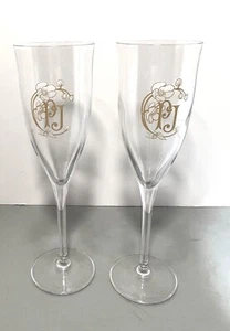 2 Perrier JOUET Champagne Flute Glasses - Imagen 1 de 3