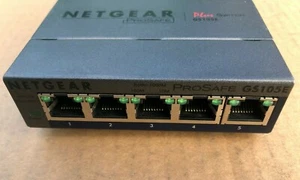 Netgear ProSafe GS105Ev2 sin PSU (conmutador Gigabit de 5 puertos) Netgear GS105E v2 - Imagen 1 de 11