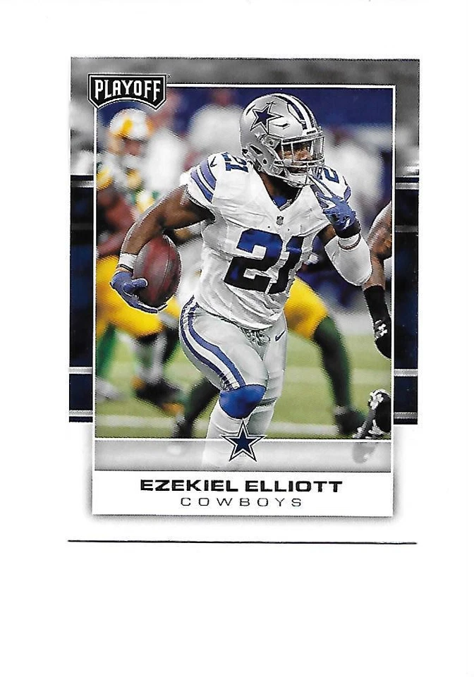 2017 PLAYOFF EZEKIEL ELLIOTT (Cowboys)  - Image 1 of 1
