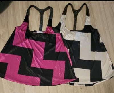 Camiseta sin mangas Weavers para mujer multicolor espalda deportiva talla Lg Foto 1 de 4