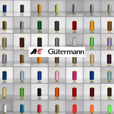 Gutermann Mara 120 Polyester Sewing Thread 1000m 1093yds 1 Spool Reel - Image 1 of 4