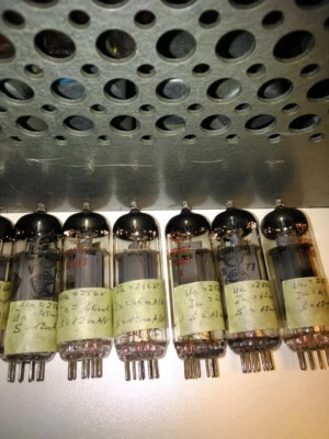 2 pièces 6P14P 6П14П EL84 6BQ5 paire assortie tube testé très bons paramètres... - Photo 1/4