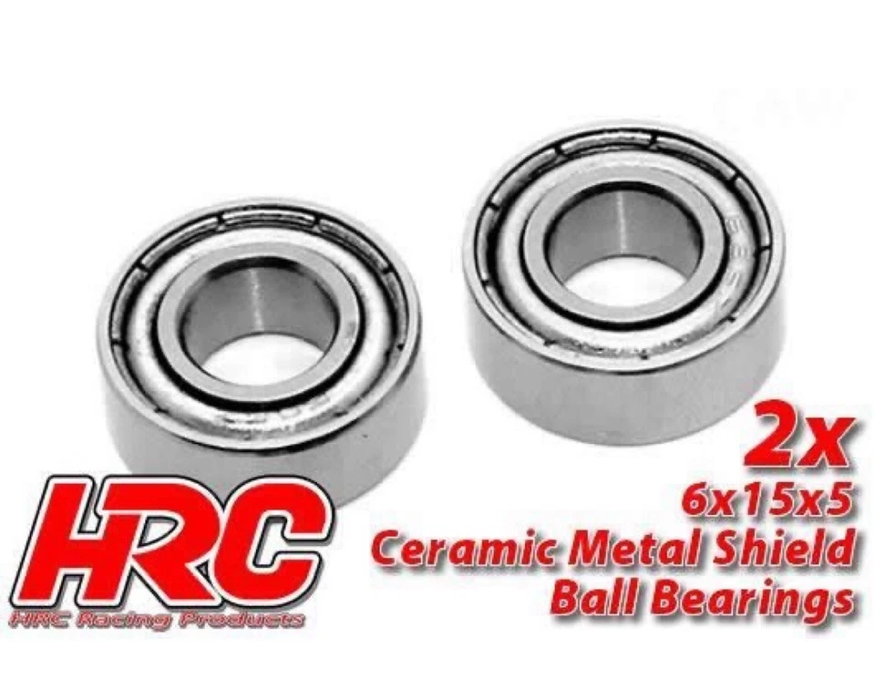 HRC Racing Kugellagern metrisch 6x15x5mm TSW Pro Racing Keramik HRC1260CA  - Bild 1 von 1