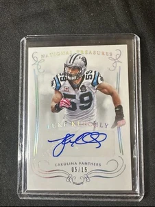 AUTOGRAFO LUKE KUECHLY 2014 PANINI TESORI NAZIONALI /15 PANTERE - Foto 1 di 2