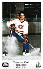 1982-83 Kingston Canadians #6 Carmine Vani