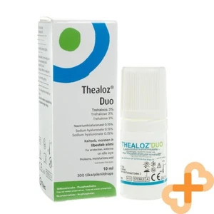 THEALOZ DUO Eye Drops 10ml Lubricating Moisturizing Protecting Liquid 300 drops - Picture 1 of 24