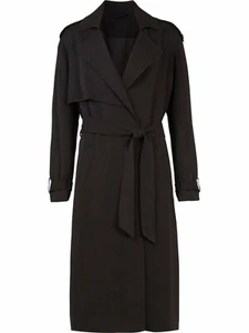 All Saints Amelie Drape Mac Size 12 rrp £300 LS7 DD 02 - Picture 1 of 12