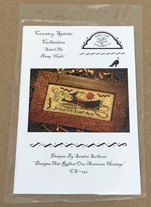 Homespun Elegance Halloween Hexe "Stitch the Night Away" Kreuzstichmuster - Bild 1 von 2