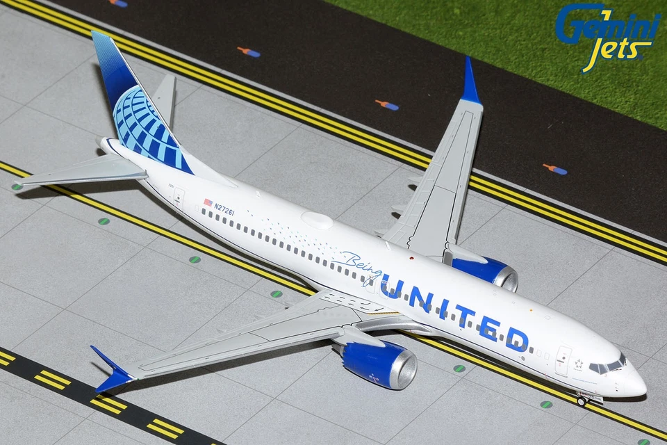 Boeing 737 Ma Aircraft United Airlines 1/200 Diecast Geminijets G2ual1086