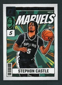 2024-25 STEPHON CASTLE PANINI DONRUSS NET MARVELS ROOKIE RC #23 - Picture 1 of 2