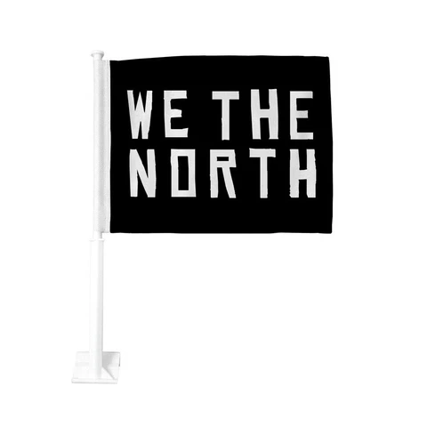 Toronto Raptors We the North Car Flag! NBA Vehicle Truck Collectible Black Cover