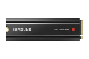 SAMSUNG 980 PRO SSD Heatsink 1TB PCIe Gen 4 NVMe M.2 PS5 Compatible MZ-V8P1T0CW - Picture 1 of 7