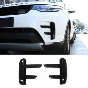 ABS Black Front Bumper Air Intake Trim Kit For Land Rover Discovery 5 LR5 17-20 - Picture 1 of 6