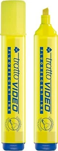 TRATTO VIDEO 830201 - EVIDENZIATORE VIDEO, COLORE: GIALLO, CONFEZIONE DA 12 PEZZ - Foto 1 di 4