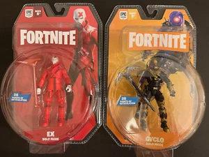 LOT 2021 Fortnite Solo Mode EX CYCLO 4" Action Figure Jazwares NEW Sold Out RARE - Picture 1 of 2