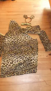 ausgefallenes Kostüm Set "Leopard" 6 teilig,Felloptik, Theater, Karneval,Party - Bild 1 von 1