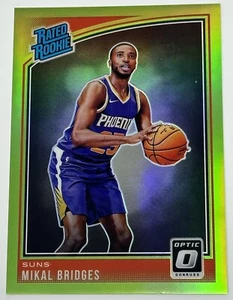 Mikal Bridges 2018-19 Panini Donruss Optic Rookie #200 Lime Green Prizm 016/149 - Picture 1 of 2