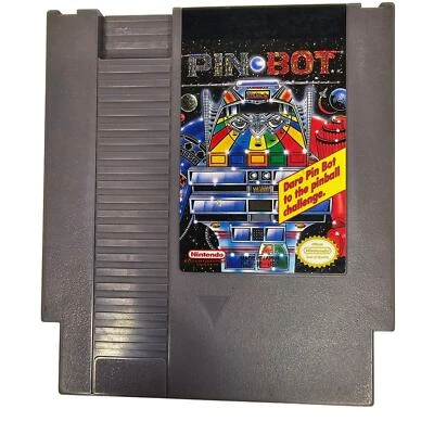 Nintendo NES Pin Bot 1985 Not Tested Vintage Video Game - Image 1 of 4