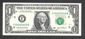 2003A $1 WEED/STONER RADAR NOTE F04200240M UNC APRIL 20, 4/20 - Picture 1 of 2