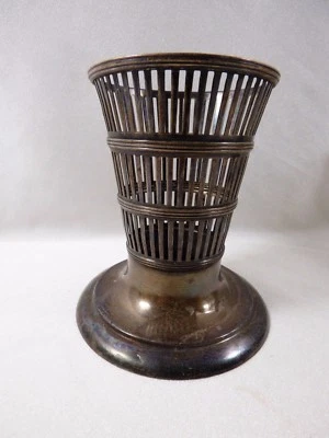 Винтажный антикварный серебряный держатель для вазы Watson конца 1800-х годов 2,7 унции - Изображение 1 из 4