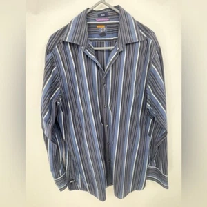 Gap large button down blue stripe shirt - Picture 1 of 5