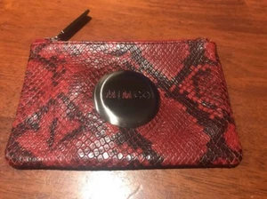 Rare Mimco 💜💜💜 New Teatro Mars Red Small Pouch bag handbag + Dust Bag - Picture 1 of 7