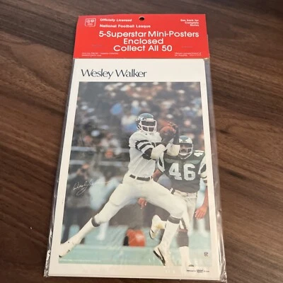 1980 Marketcom Mini Posters Unopened Pack Wesley Walker - Image 1 of 2