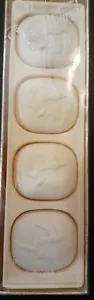 Sammlerstück Vintage Delagar Seife Wind 4 Kuchen Vögel Neu aus altem Lagerbestand Mitte des Jahrhunderts modern - Bild 1 von 2