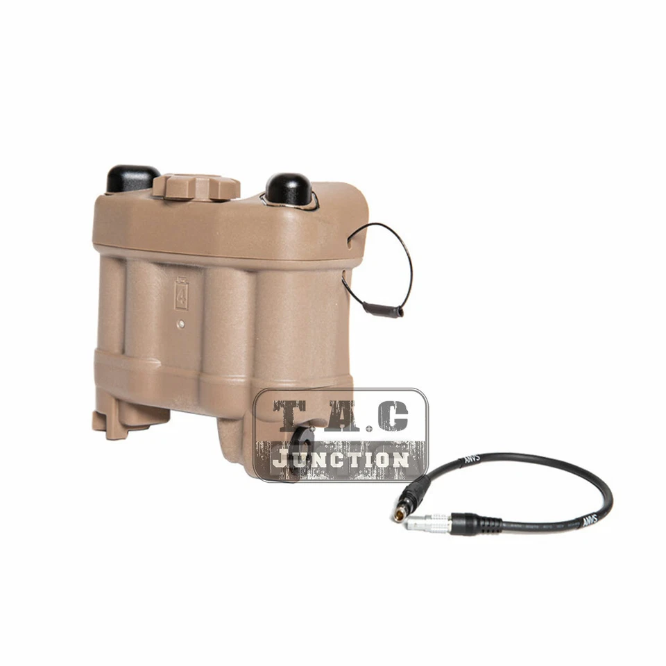 Bateria funcional PVS-31 visão noturna fonte de alimentação bateria bateria com adaptador de cabo - Imagem 1 de 4