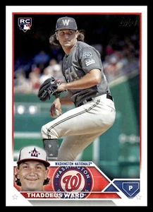 2023 Topps Update #US111 Thaddeus Ward Washington Nationals RC - Foto 1 di 2