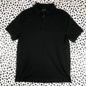 Polo J.Crew NUOVA Uomo Performance Tecnologia COOLMAX® Nera GRANDE BN365 - Foto 1 di 5