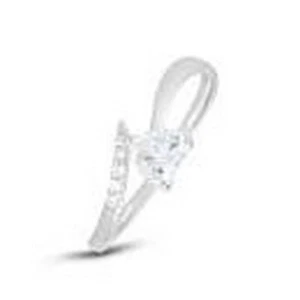 Stroili 1400363 White Gold Zircon Solitaire Ring - Picture 1 of 1