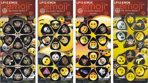 Púa de guitarra Perri's EMOJI / Paquete de Plectrum - 12 selecciones con una selección de diseños - Imagen 1 de 5