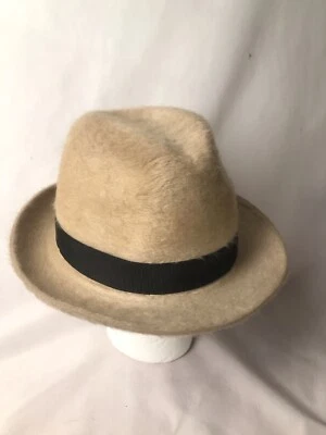 Vtg Stetson 3X Cowboy Fedora Open Road Kettle Curl - Size 7 1/8 - Image 1 of 4