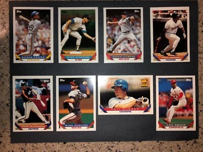 1993 TOPPS BASEBALL CARDS BASE 1-198 YOU CHOOSE DRAFT PICKS RC SERIES 1 MLB CARD - Image 1 of 4