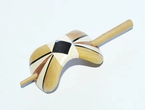 Hair Pin Barrette Made From Water Buffalo Horn,Mango Wood And Magnolia Wood - Picture 1 of 6