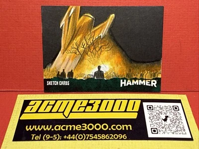 HAMMER Horror Series 2 - 70’s SHOCKERS Part 1 - WESTLEY SMITH Sketch Card SK2 A - Image 1 of 2