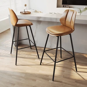 Barstuhl Barhocker 2er Set mit Rückenlehne Küchenhocker Wohnzimmer 40x35x102cm - Bild 1 von 22