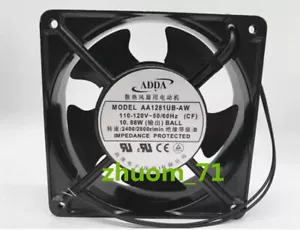 1PC ADDA 12cm AA1281UB-AW 12038 110V/120V 0.27A/0.23A cooling fan - Picture 1 of 3