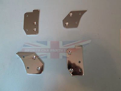 New Set of Door Cap Cappings Mounting Brackets MGB GT 1965-80 Set of 4 GT Only - Image 1 of 2