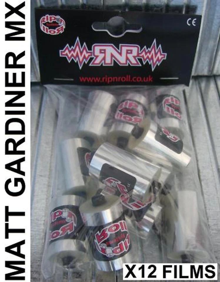 Gafas De Motocross Rip N Roll Films X 12 Mx Enduro - Imagen 1 de 1