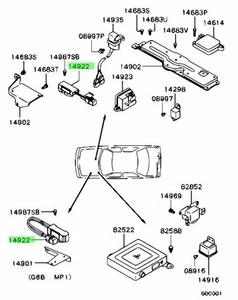 Resistor, Eng Control For: Mitsubishi Lancer Evo 7 8 9 CT9A - Picture 1 of 1