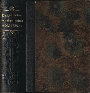 Taschenwörterbuch der ungarischen und deutschen Sprache. In zwei Teilen. Hoffman - Bild 1 von 3