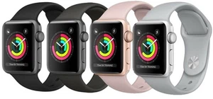 Apple Watch Series 3 42mm GPS + Cellular Stainless Steel 16GB - Excellent - Photo 1 sur 4