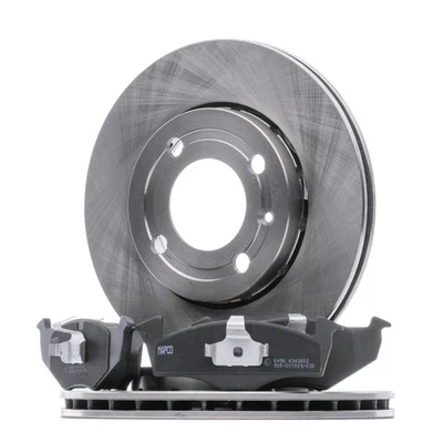 MAPCO Kit dischi e pastiglie per VW Polo Schrägheck (6N1) POLO (6N2) Anteriore - Immagine 1 di 4